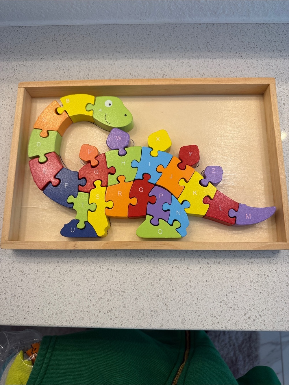 Puzzle Bundle of 4 sets! Kids Colorf Dinosaur Wooden Jigsaw Puzzle sets - Picture 2 of 7